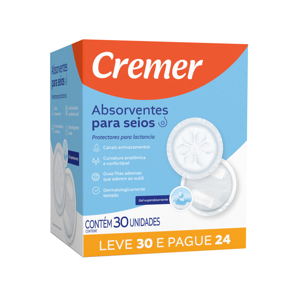 Absorventes para seios – Cremer